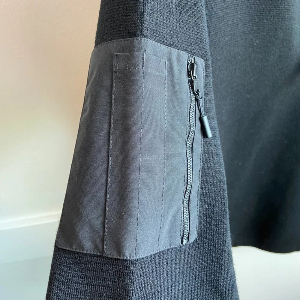 NWT Canada Goose Black Classic Stormont Quarter Zip Sweater - Picture 9 of 11